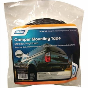 Camco RV/Camper Mounting Tape | Color: Black and White (25084)