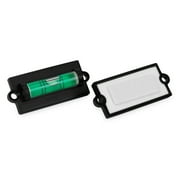 Camco RV Level - Front-to-Back or Side-to-Side Leveling - Black, 2-Pack (25523)