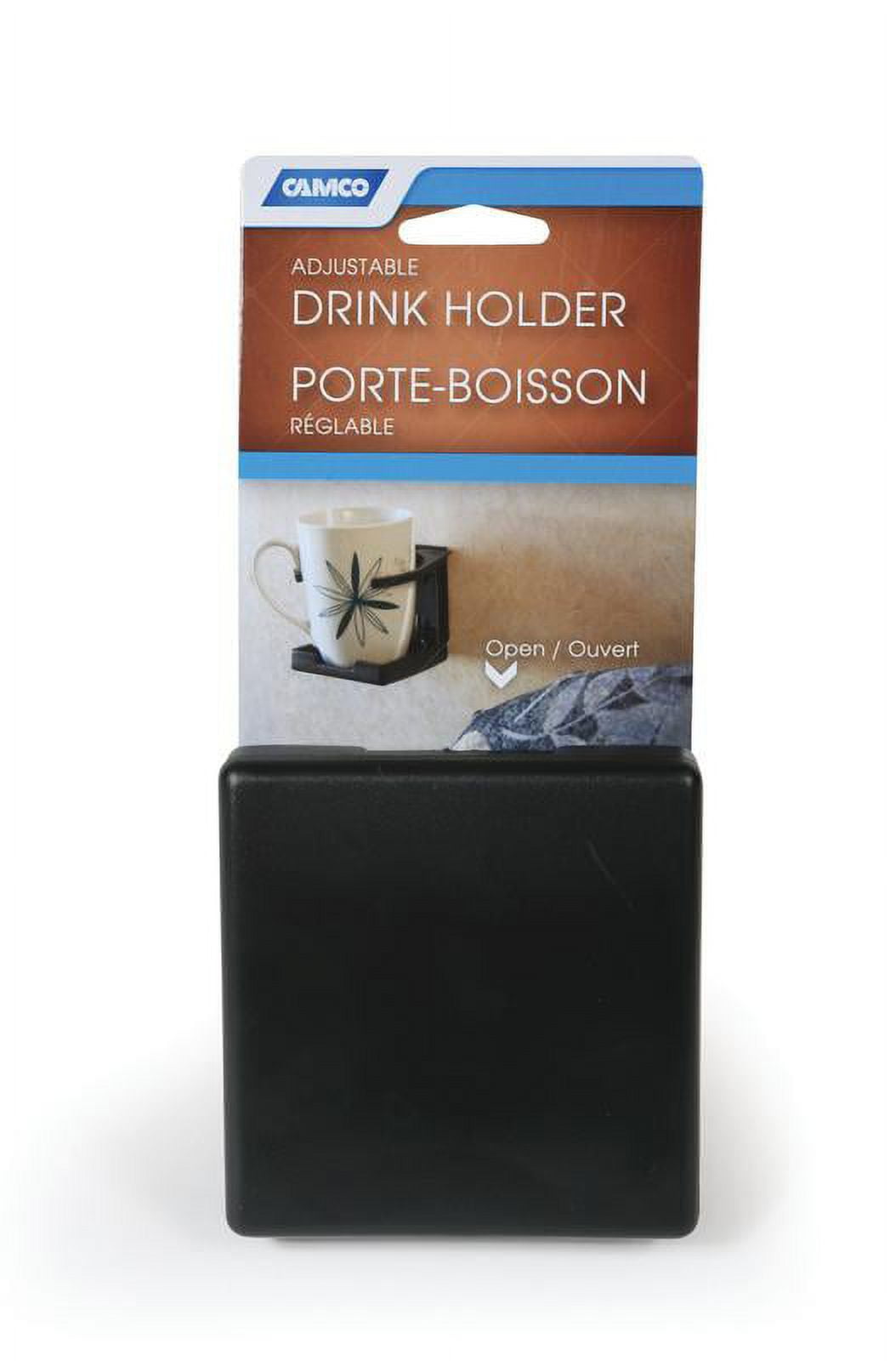 Camco RV/Marine Adjustable Drink Holder Holds Almost Any Size Mug