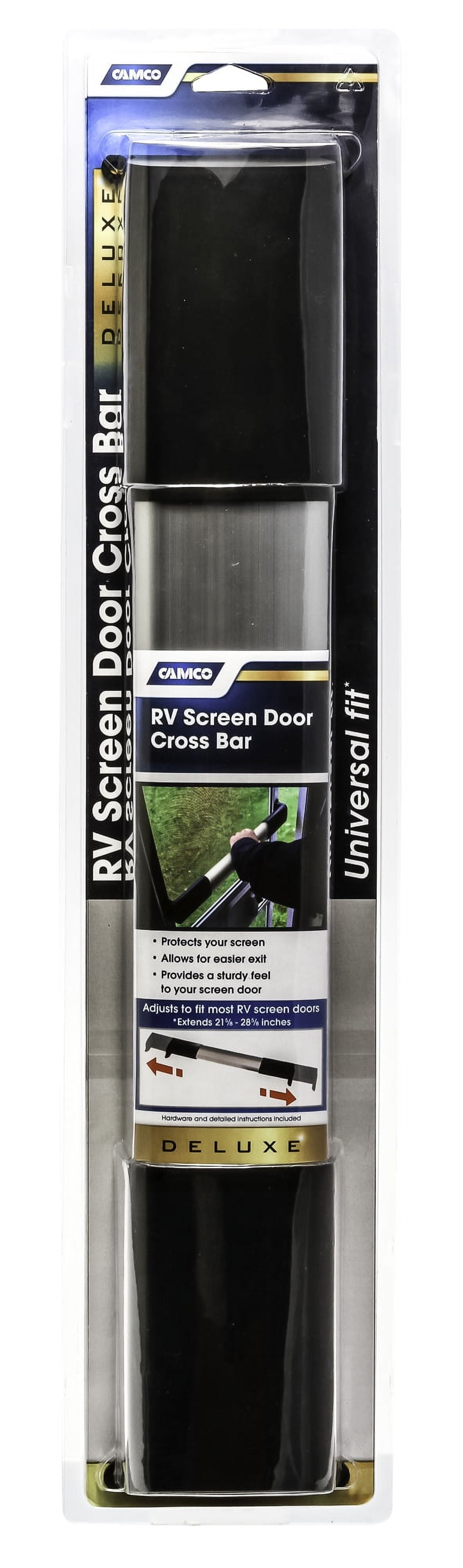 Camco RV Screen Door Cross Bar - Black (42188)