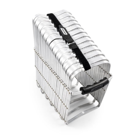 Camco RV Sewer Hose Support - 15-Foot - Silver, Aluminum - 1-Pack (40353)