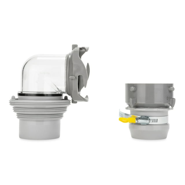Camco RV Straight Hose Adapter and Easy Slip 4in1 Elbow Kit One
