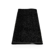 Camco RV Wrap Around Turf Rug | Weather and Mildew Resistant | Artificial Turf, Black (42942)