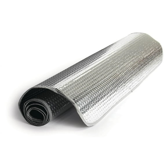 Camco Reflective Window Cover | Protect RV, Van, Boat, or Home Interior| 62-inches (L) by 30-inches (W) | Silver (45164)