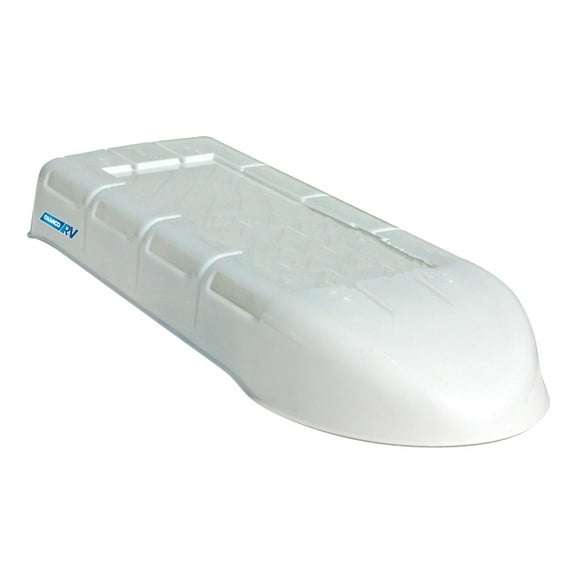 Camco Refrigerator Vent Cover - White, Plastic, Stainless Steel (42160)