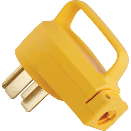 Camco Power Grip Replacement Plug 50 Amp - Plug-In - Multicolor — Residential Use, Standard Application