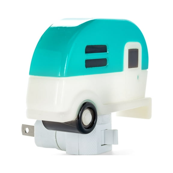 Camco Retro RV Nightlight - 120 Volt LED Bulb - Blue (53106)