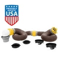 thumbnail image 1 of Camco Revolution 360 20-Foot Heavy-Duty Camper/RV Sewer Hose Kit | HTS Vinyl, Multicolor (39628), 1 of 7