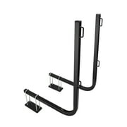 Camco Rhino Camper/RV Bumper Mount Tote Tank Holder | Powder-Coated Steel, Black and Silver (39010)
