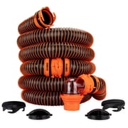 Camco RhinoEXTREME 20-Foot RV Sewer Hose Kit – Crush Resistant Polymer, Multicolor (39867)