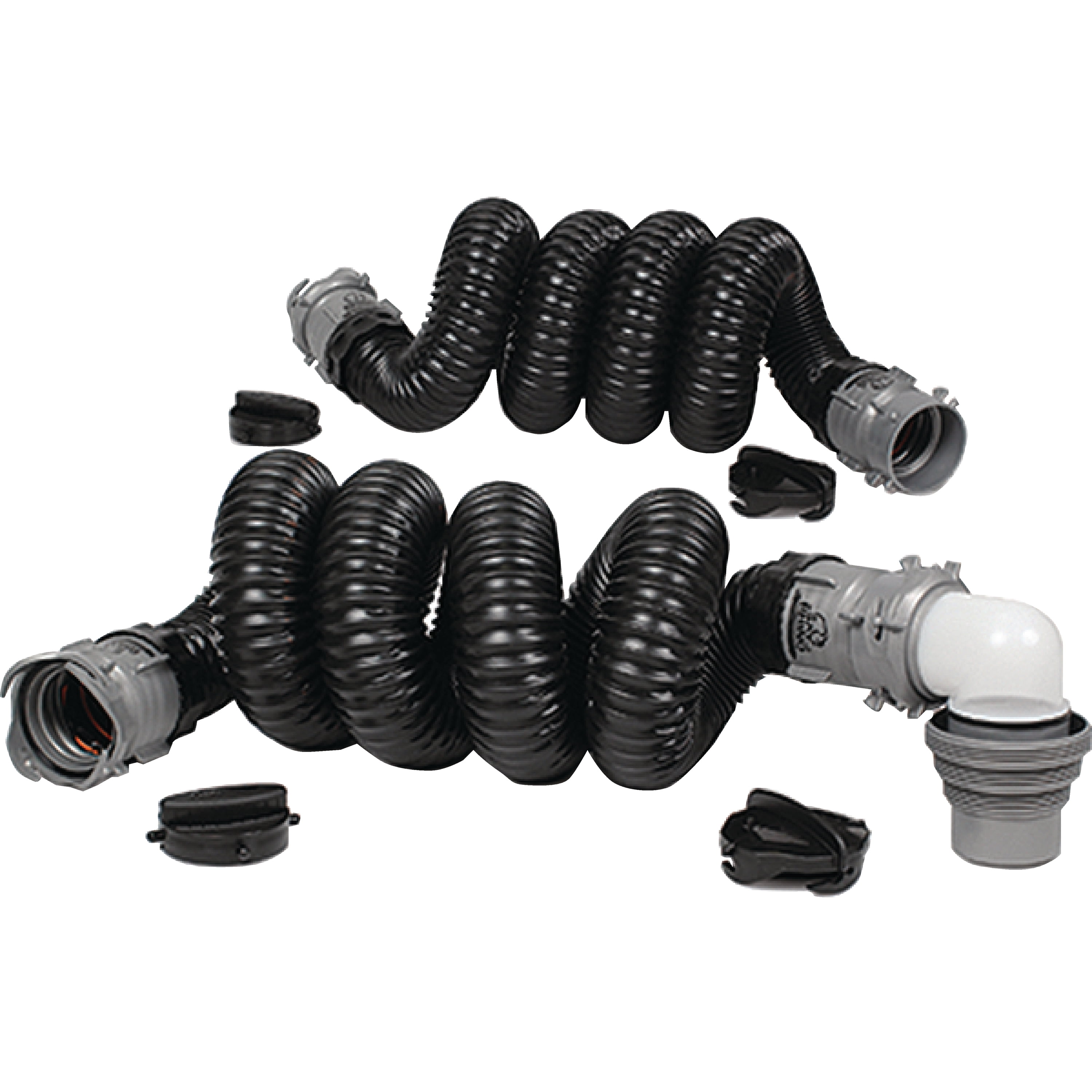 Camco RhinoEXTREME Black 15 ft RV Sewer Hose Kit