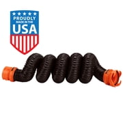 Camco RhinoFLEX 10' RV Sewer Hose Extension, 23 mi of Polyolefin, Black (39763)