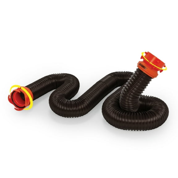 Camco RhinoFLEX 10-Foot RV Sewer Hose Extension - Multicolor, 23 mils of Polyolefin (39763)
