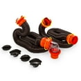 Camco RhinoFLEX 20Foot Camper/RV Sewer Hose Kit Polyolefin, Black