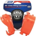 thumbnail image 1 of Camco RhinoFLEX Clear 45-Degree Camper/RV Sewer Hose Swivel Fitting - Features a Swivel Lug Fitting & a 4-Prong Bayonet Fitting - Made of Heavy-Duty Resin (39847), 1 of 1