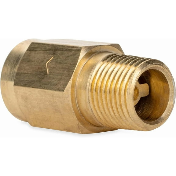 Camco Rv Water Heater Backflow Preventer Brass Hose Pipe Fitting 1 Count