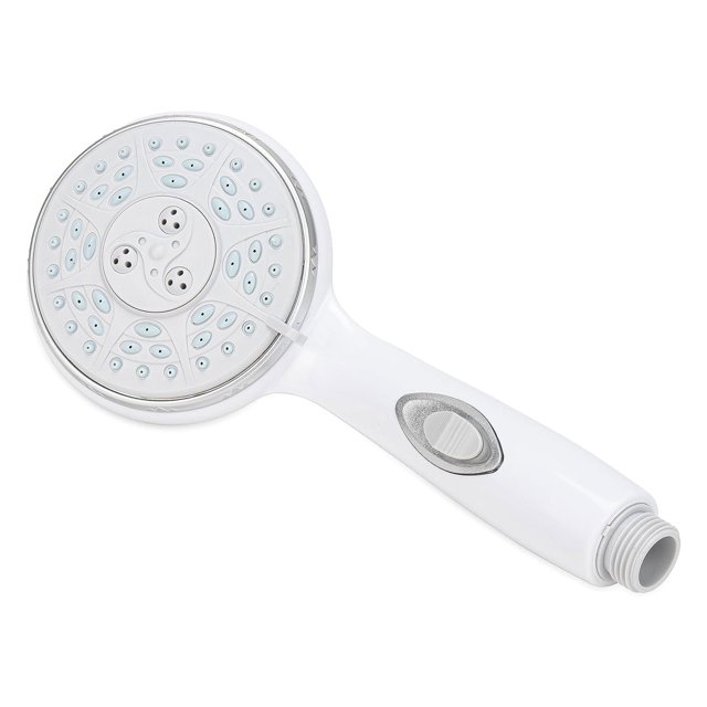 Camco Shower Head, White with On/Off Switch