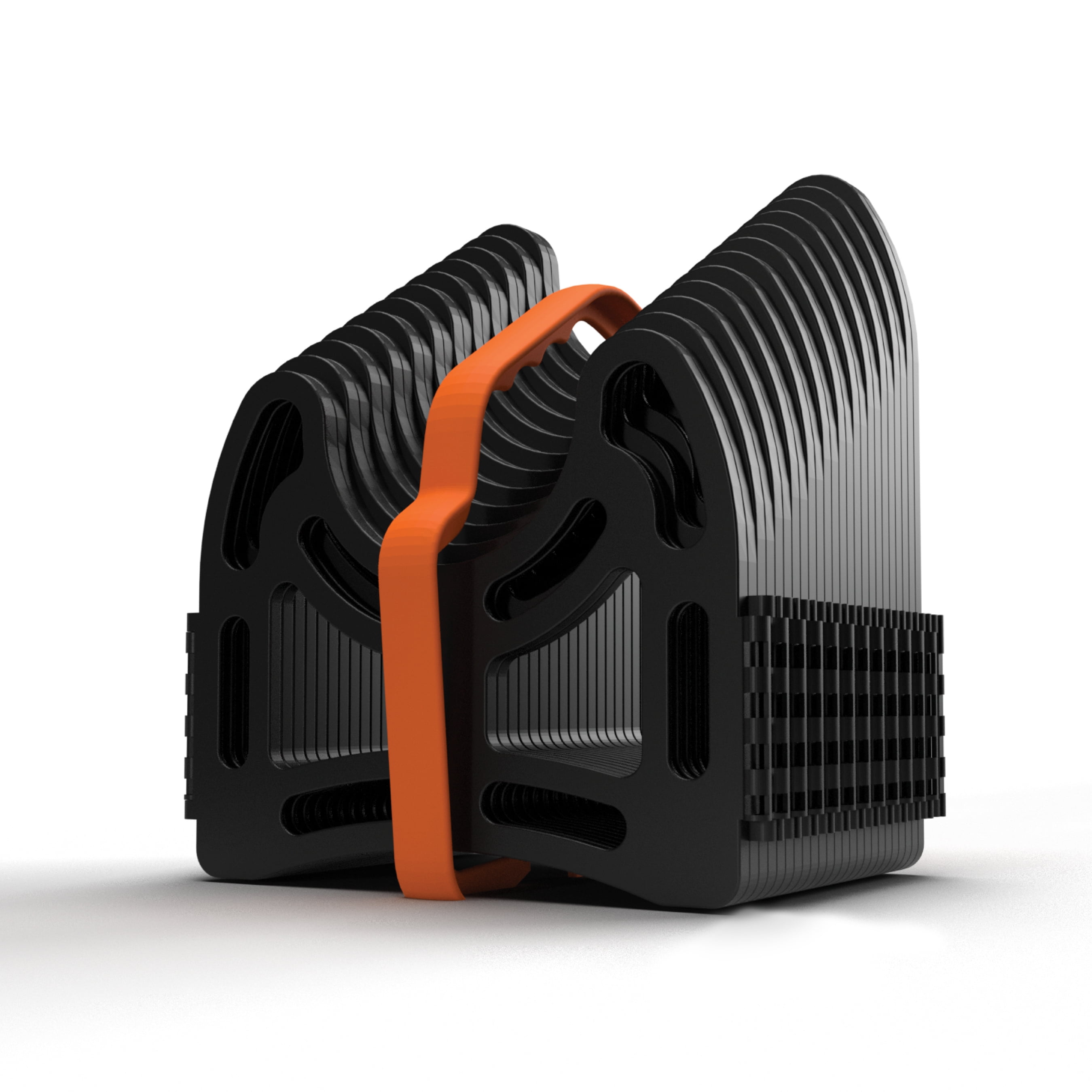 Camco Sidewinder RV Sewer Hose Support, 15-Foot, Heavy Duty Plastic, Black, for Camper Storage (43041)