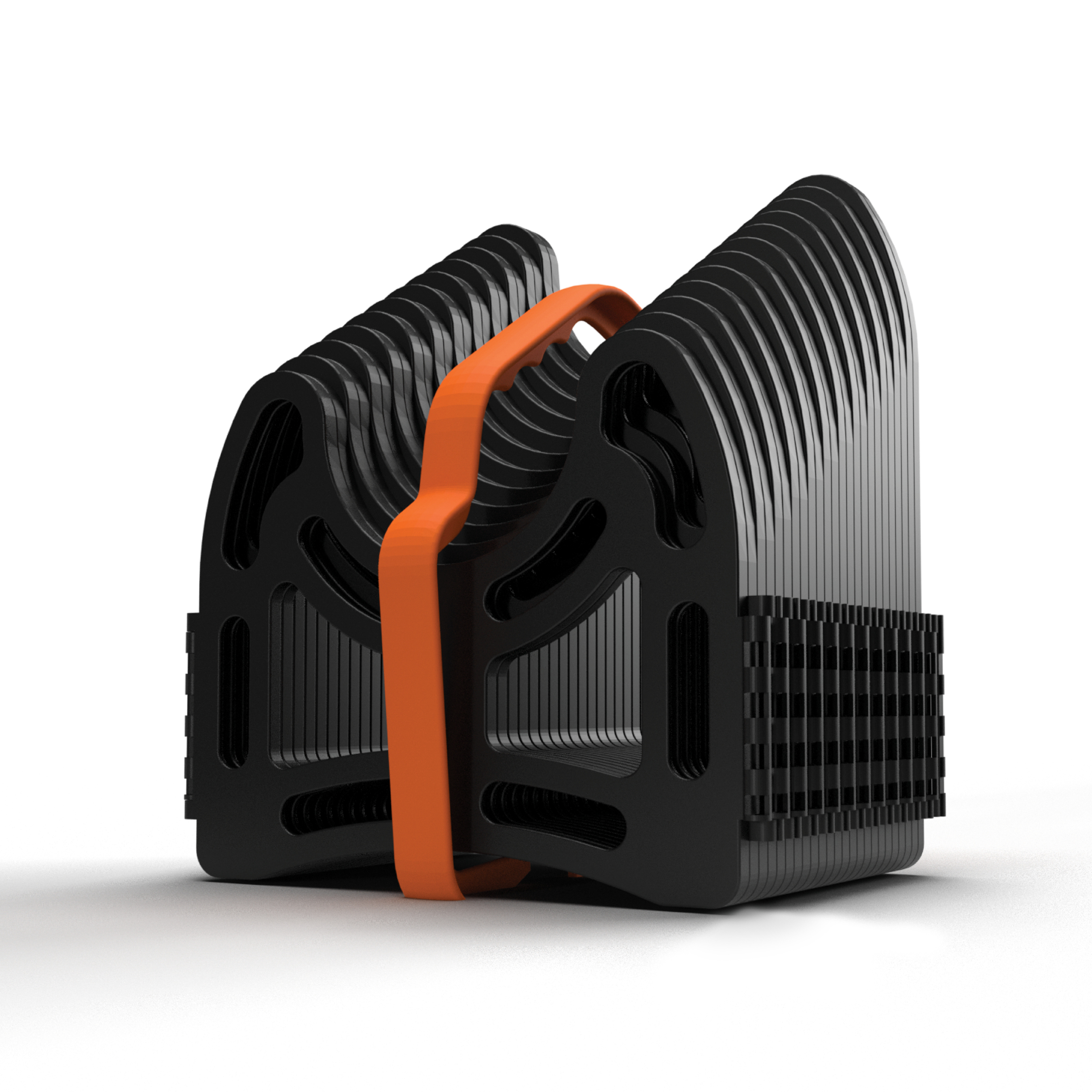 Camco Sidewinder RV Sewer Hose Support - Black, Heavy Duty Plastic, 15-Foot (43041) - image 1 of 7