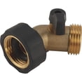 thumbnail image 1 of Camco Stainless Steel Solid Brass Water 45 Degree Valve- Easy Grip Valve Handles and Simple Water Hose Connection CSA Low Lead Certified - 20173, 1 of 2