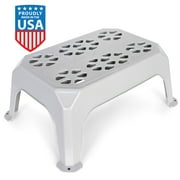 Camco Step Stool - 400 Pound Weight Capacity - Gray, Plastic (43470)