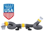 Camco Superkit 20-Foot RV Sewer Hose Kit - Multicolor, 10-Mil HTS Vinyl (39659)