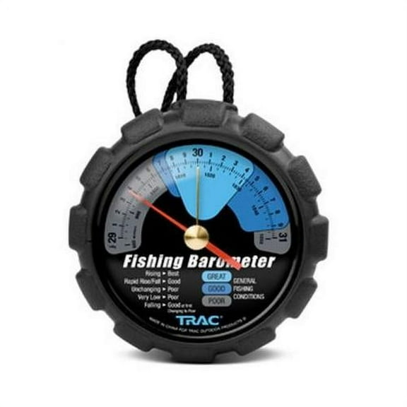 Camco TRAC Barometer with Reference Marker & Color-Coded Dial, Outdoor Fishing