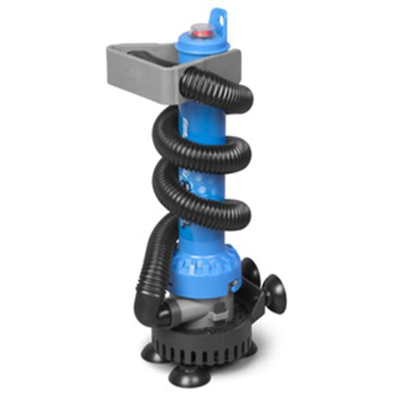 Camco TRAC Outdoors Portable Bilge Pump | Features a Self-Priming Centrifugal Pump, a 250 GPH Flow Rate, and is Designed for Boats, Dinghies, Inflatable Boats, Small Watercrafts, and More (69341)