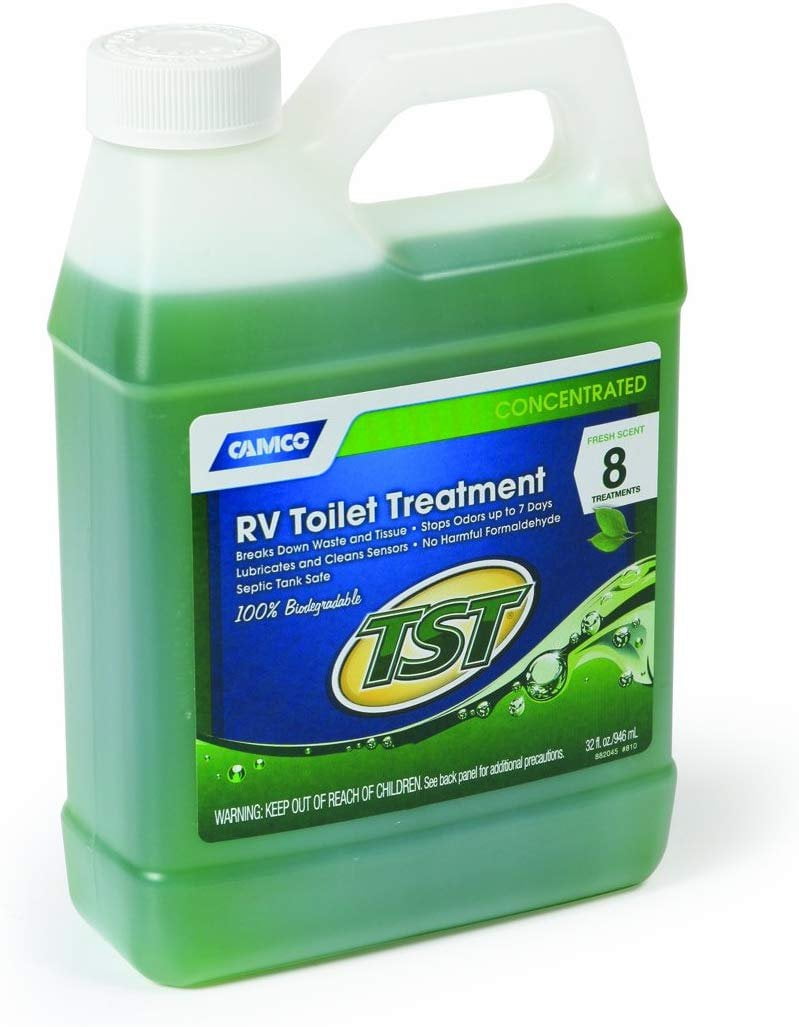 Camco TST Fresh Scent RV Toilet Treatment, Formaldehyde Free, Breaks