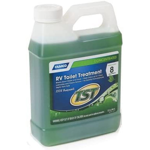Camco TST RV Holding Tank Liquid Chemical, Fresh Scent, 32 oz (40226)
