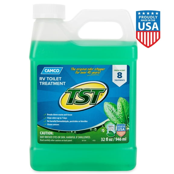 Camco TST Holding Tank Chemical for RVs | Fresh Scent | 32 oz. (40226)