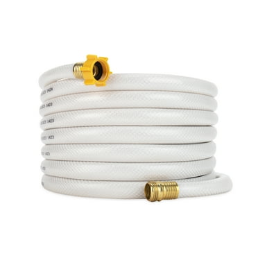 Camco TastePURE 25' RV Drinking Water Hose - Lead-Free, BPA-Free, Phthalate-Free PVC - White (22783)