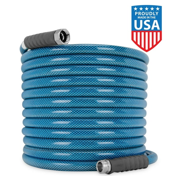 Camco 50-Foot Premium RV Heavy Duty Drinking Water Hose, 5/8" Inner Diameter, Anti-Kink (22853)