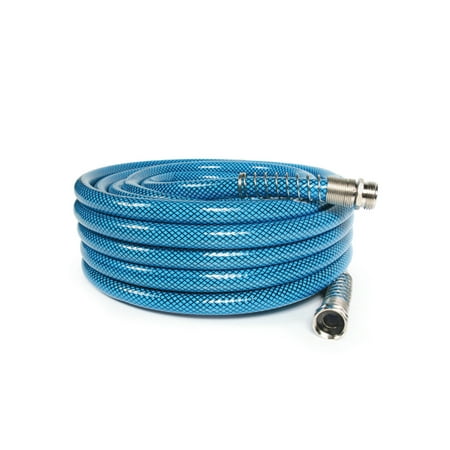 Camco TastePURE 50-Foot Premium Camper/RV Drinking Water Hose | Drinking Water Safe with No Plastic Taste | PVC, Blue (22853)