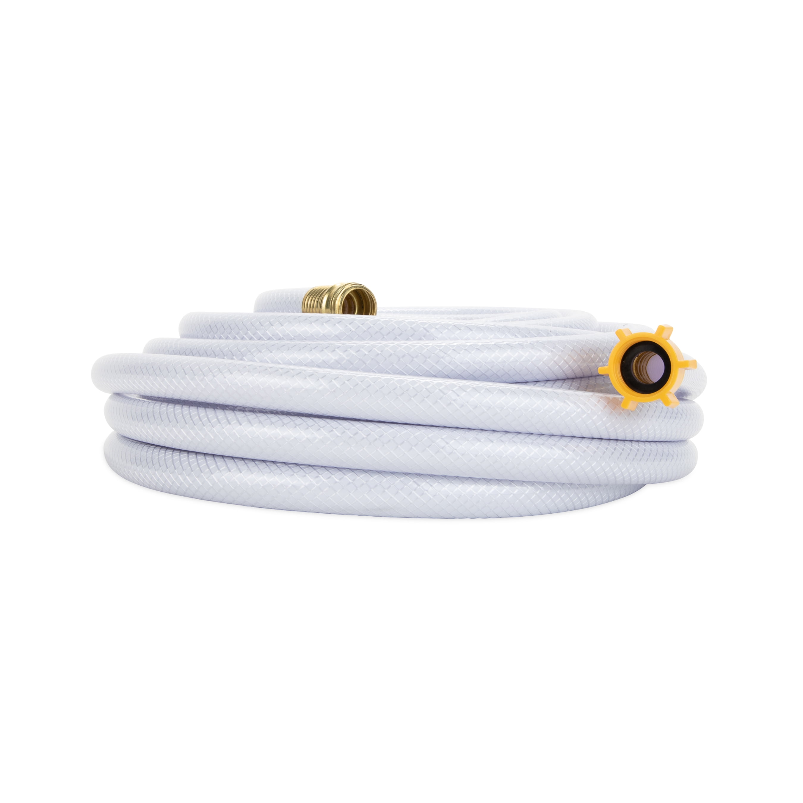 Camco TastePURE 50Foot RV Water Hose Rolled Brass Fittings Drinking Water Safe (22793