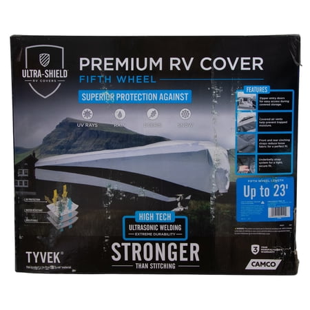 CAMCO Ultra Shield TV Covers Premium RV Cover 5th Wheel Length up to 23'