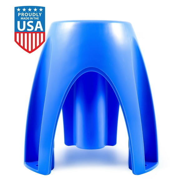 Camco Universal Fit Plastic Water Filter Stand, Fits 4-inch Filters, Blue - 40775