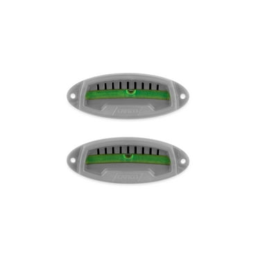 Camco Utility Trailer Levelers - Graduated Markings - Gray, One Size, 2-Pack (25503)