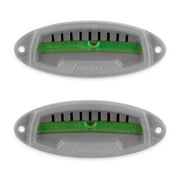 Camco Utility Trailer Levelers - Graduated Markings - Gray, One Size, 2-Pack (25503)