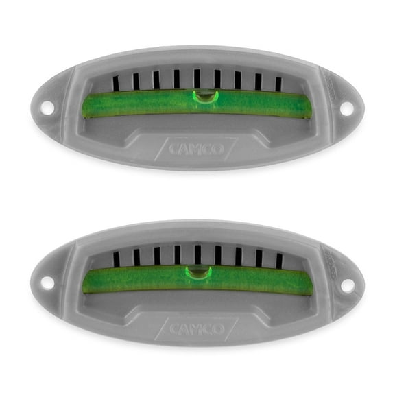 Camco Utility Trailer Levelers - Graduated Markings - Gray, One Size, 2-Pack (25503)