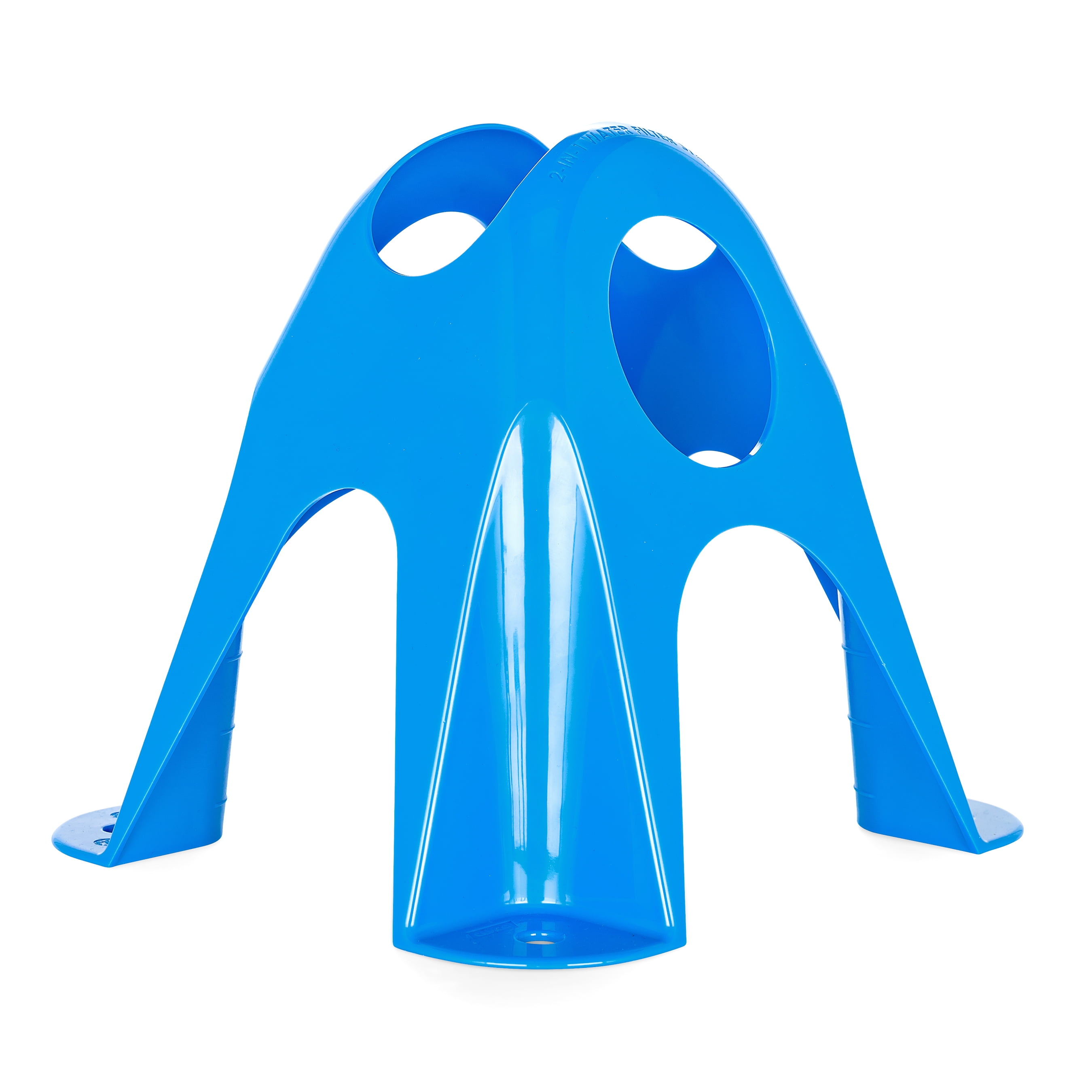 Camco Water Filter Stand - 2-in-1 - For 2.5 and 3-inch Filters - Blue, ABS (40777)