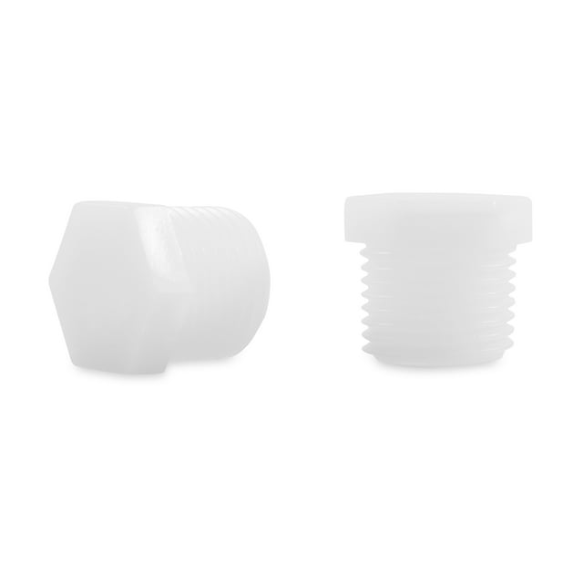 Camco Water Heater Drain Plug Pack of 2,1/2 Inch , White (11630
