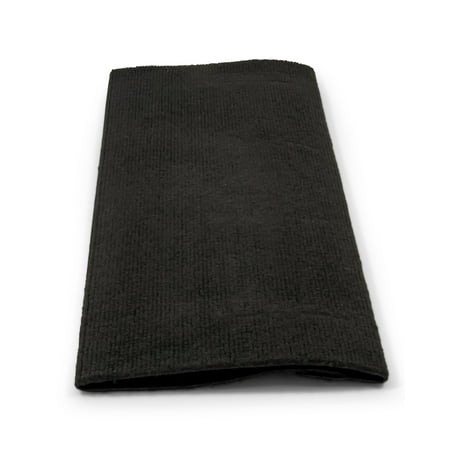 Camco Wrap-Around Step Rug - Premium TPE Backing - Black (42909)