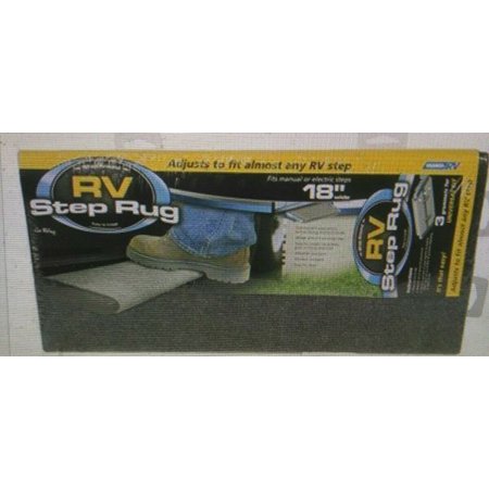 Camco Wrap Around Step Rug- Protects Your RV From Unwanted Tracked In Dirt