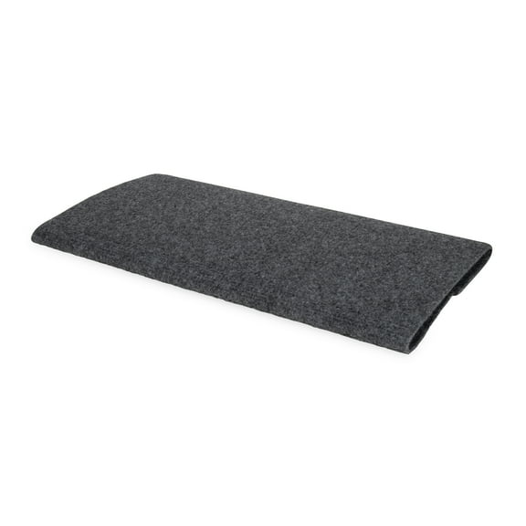 Camco Wrap around RV Step Rug - Weather-Resistant Materials, Gray (42925)