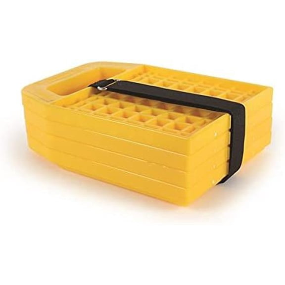 Camco, Yellow Plastic 4 lbs, Reliable RV Stabilizer Jack Pad