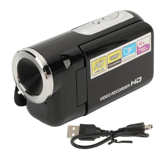 Camcorder 2 Inch Display 1080P HD 16x Zoom 16MP Simple Operation Portable Handheld Kids Digital Video Camera for Kids Gift