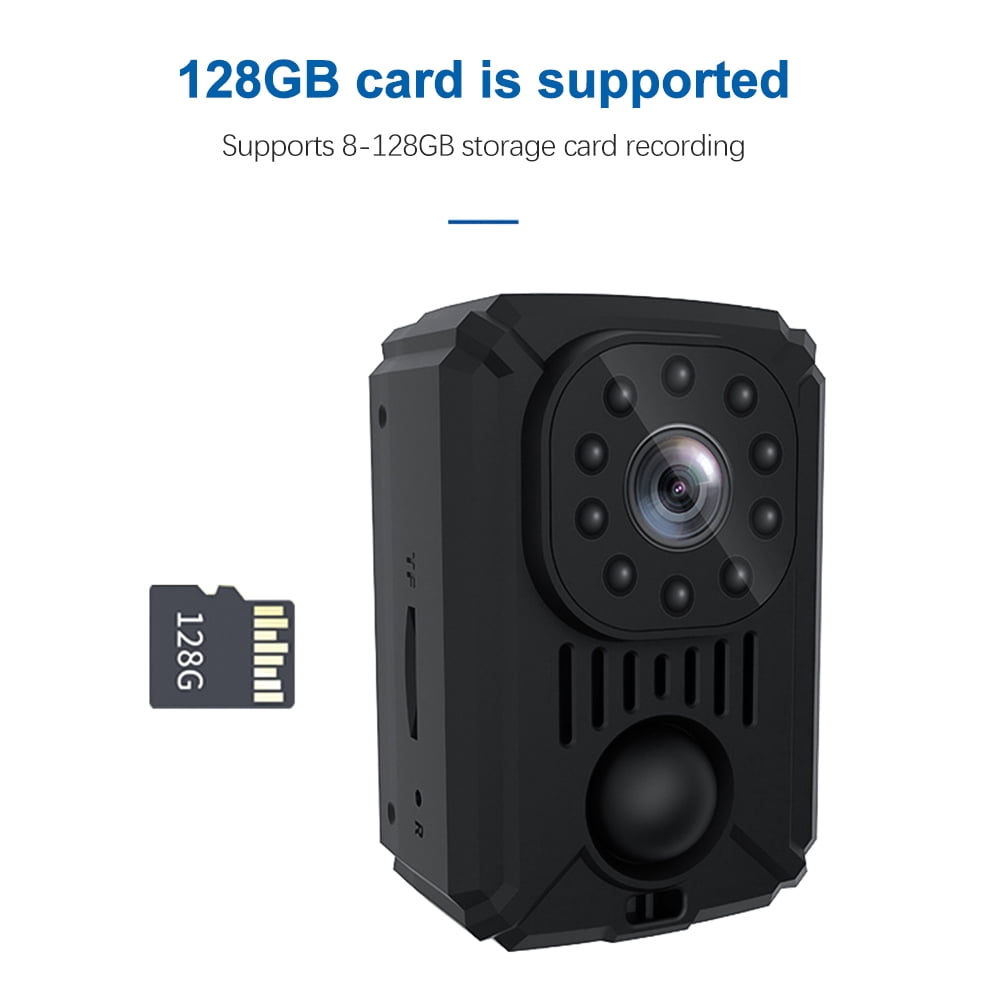 Camcorder,Body Mounted Camera 120° Wide With 1080p Body Video With Auto Vision Battery Mounted Camera Portable With Clip Auto Vision Battery 120° Wide 1080p Auto Battery 120wide