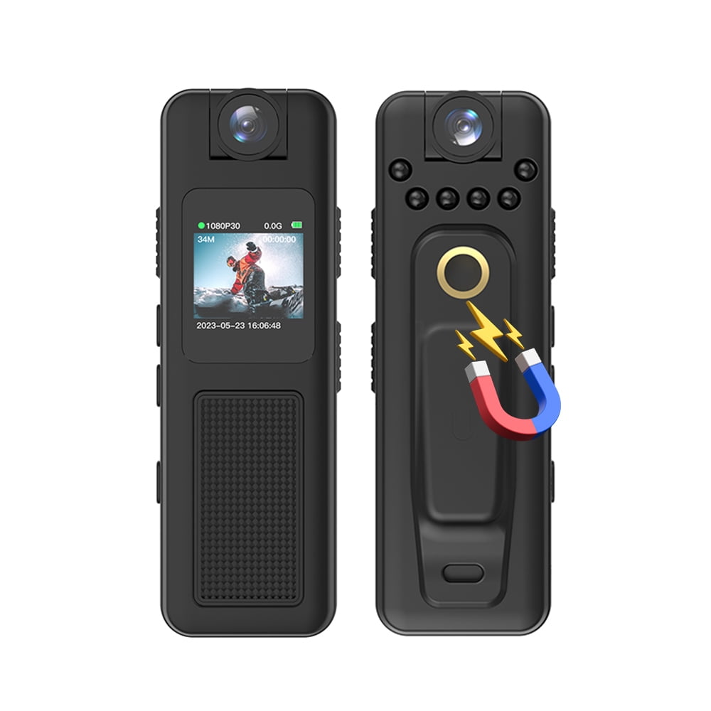 Camcorder,Clip Law 1080p Lens 180 Rotatable Video Body Vision With Video Camera Webcam 180 Lens Ir Audio Ir Camera With Lens Video And Video Ir Vision With Audio Ir Video Cam Webcam