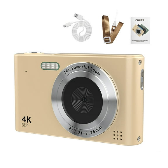 Camcorder,Screen 16x Built-in Battery -shake Inch Screen -shake Beauty Video Camera 4k Beauty Built-in 2.4 Inch Buzhi Beauty Built-in Bortt